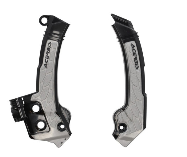 Acerbis 23+ Husqvarna FC/FX/ TC/ TXi/ FE/ TE Frame Guards- X-Grip - Black/Gray
