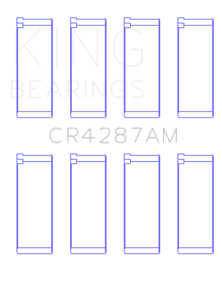 King Engine Bearings Acura B18C1/B18C5 L4 / Honda 110CI DOHC (Size +0.50) Rod Bearing Set