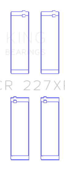 King Audi R8 4.2L/5.2L/Lamborghini Gallardo/Huracan V10 Coated Rod Bearing Set - Size STDX