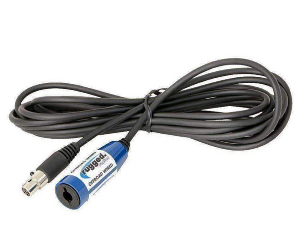 Rugged Radios OFFROAD Straight Cable to Intercom (Select Length) 16 Feet