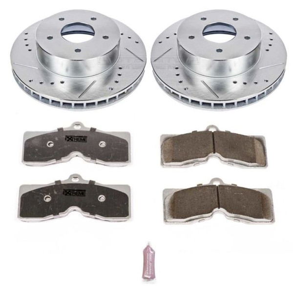 Power Stop 63-82 Chevrolet Corvette Front Z26 Street Warrior Brake Kit K2598-26