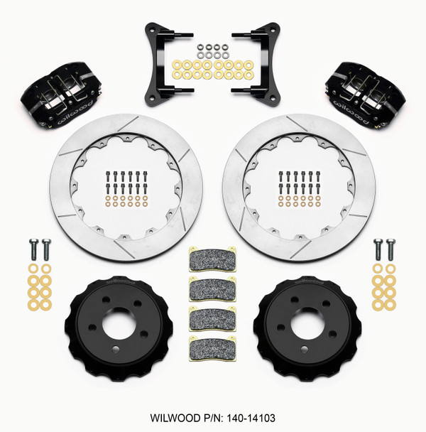 Wilwood Dynapro Radial Front Drag Kit 12.88 Vented 2015-Up Mustang 140-14103