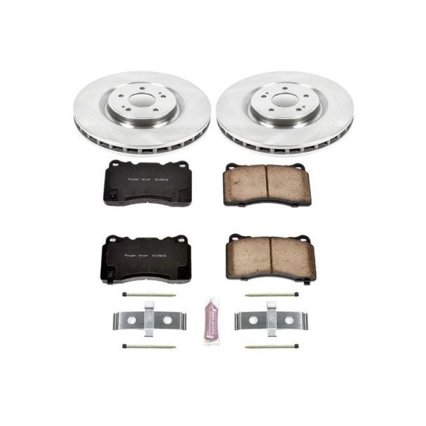 Power Stop 08-15 Mitsubishi Lancer Front Autospecialty Brake Kit KOE4551