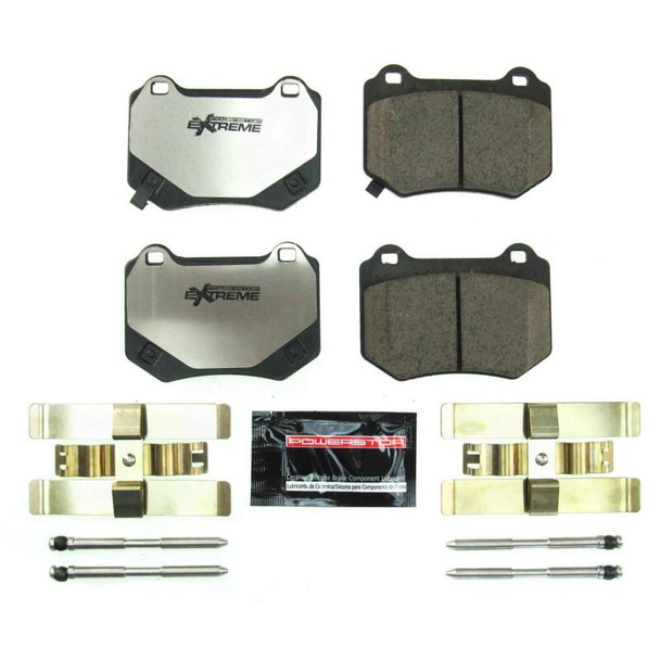 Power Stop 18-19 Subaru WRX STi Rear Z26 Extreme Street Brake Pads w/Hardware Z26-2118