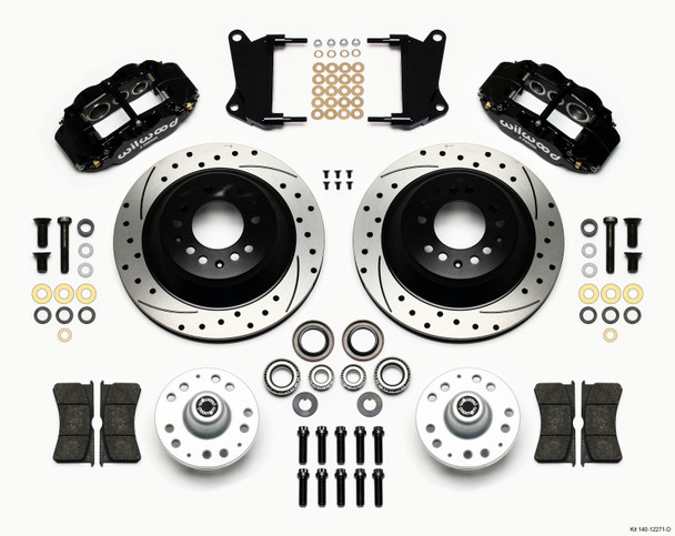 Wilwood Narrow Superlite 6R Front Hub & 1PC Rtr Kit 12.88in Dril 67-69 Camaro 64-72 Nova Chevelle 140-12271-D