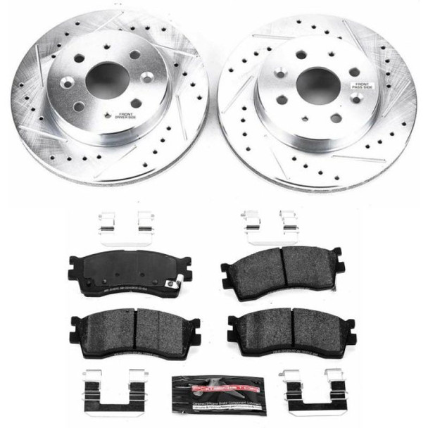 Power Stop 03-05 Kia Rio Front Z23 Evolution Sport Brake Kit K5902