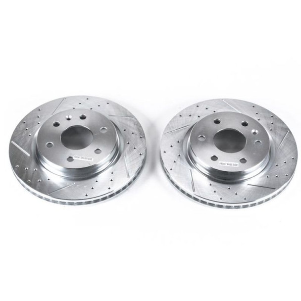 Power Stop 08-17 Buick Enclave Front Evolution Drilled & Slotted Rotors - Pair AR8696XPR