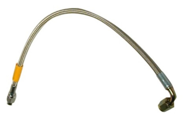 Wilwood Flexline Brake Line 18in OAL -3AN to -3AN Female 90 Degree 220-10848
