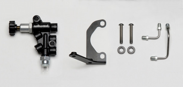 Wilwood Tandem Master Cylinder Mounting Bracket L/H Kit w/ Prop Valve 260-13190