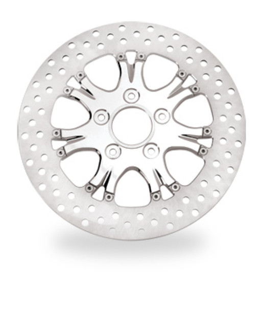 Performance Machine Disc/Carr 11.8 Heathen Fr - Chrome 0133-1800HEAS-CH