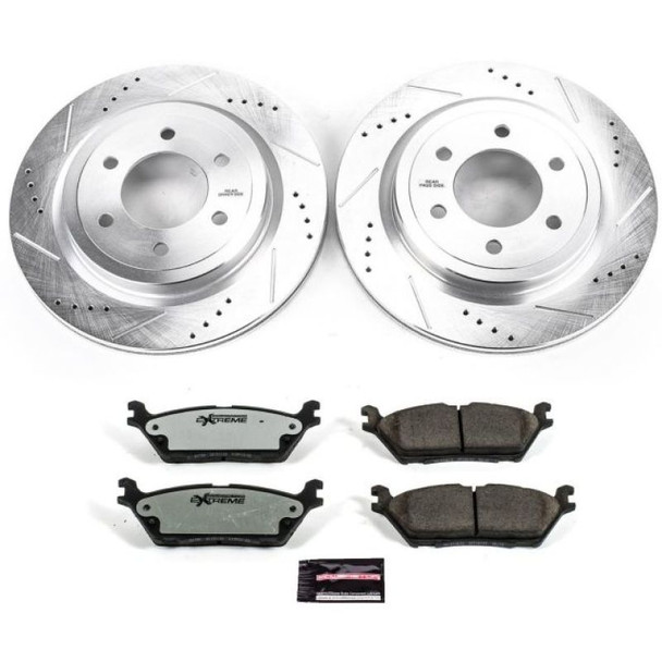 Power Stop 2018 Ford Expedition Rear Z36 Truck & Tow Brake Kit K8030-36