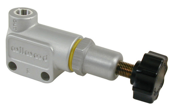 Wilwood Proportioning Valve - Knob Adjust 3/8-24 IF Inlet & Outlet 260-10922