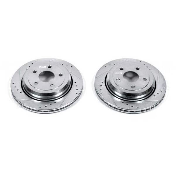 Power Stop 11-19 Dodge Durango Rear Evolution Drilled & Slotted Rotors - Pair AR83077XPR