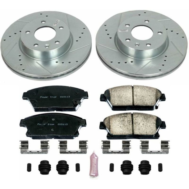 Power Stop 13-18 Cadillac ATS Front Z23 Evolution Sport Brake Kit K6386