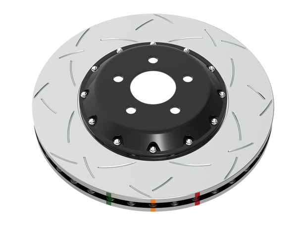 DBA 08-15 Mitsubishi Lancer Evo X T3 5000 Series Front Slotted Rotor w/NAS Nuts 52224.1V2S