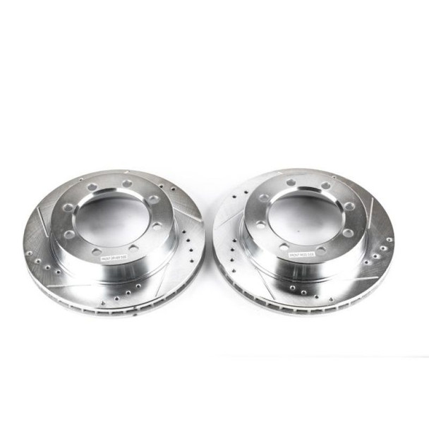 Power Stop 95-99 Ford F-250 Front Evolution Drilled & Slotted Rotors - Pair AR8553XPR
