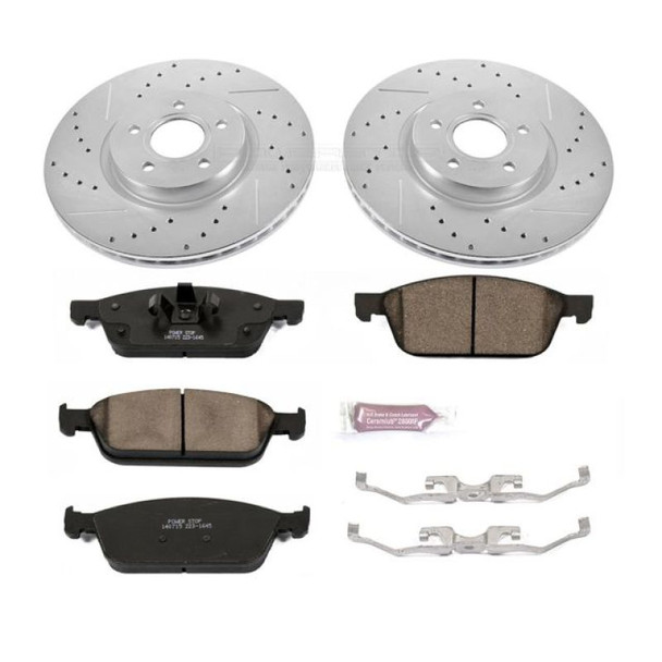 Power Stop 13-19 Ford Escape Front Z23 Evolution Sport Brake Kit K6349