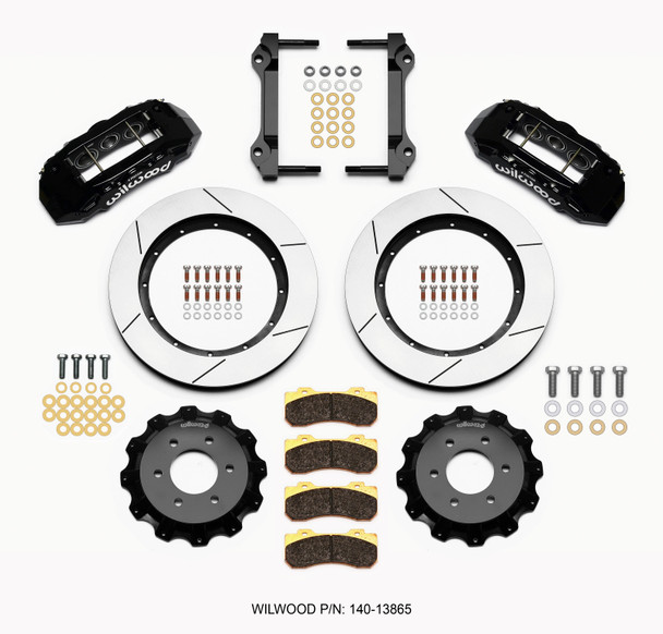 Wilwood TX6R Front Kit 15.50in Black 2010-Up Ford F150 (6 lug) 140-13865