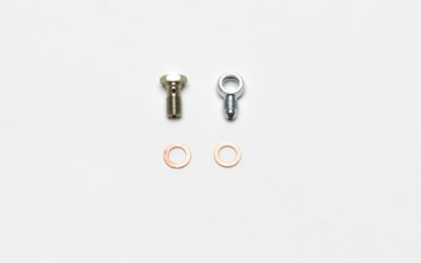 Wilwood Fitting Kit -3 Male w/ 3/8-24 Banjo Bolt (For Banjo Outlet Master Cylinders) 220-13674