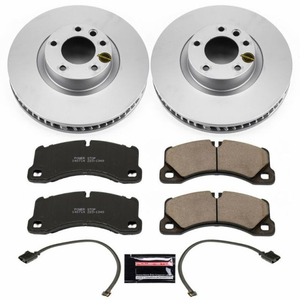 Power Stop 11-18 Porsche Cayenne Front Z23 Evolution Sport Coated Brake Kit CRK6042