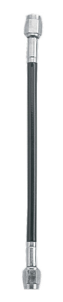 Fragola -3AN Ext Black Covered Assembly Straight x Straight 14in 312014-BL