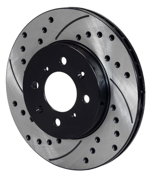 Wilwood Rotor-.68in Offset-SRP-BLK-Drill-LH 10.32 x .83 - 4 x 3.93 160-12839-BK