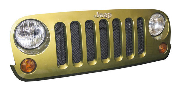 DV8 Offroad 2007-2018 Jeep JK Black Mesh Grille D-JP-190010-BK