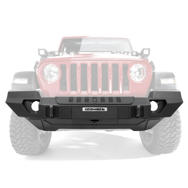 Go Rhino 07-20 Jeep Wrangler JL/JLU/JK/JKU/Gladiator JT Trailline Front Full Width Bumper 230121T