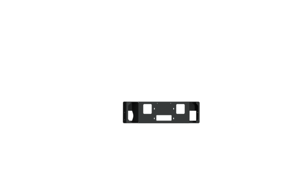 Road Armor 18-20 Ford F-150 Vaquero Front Winch Plate - Tex Blk 6181V-WP