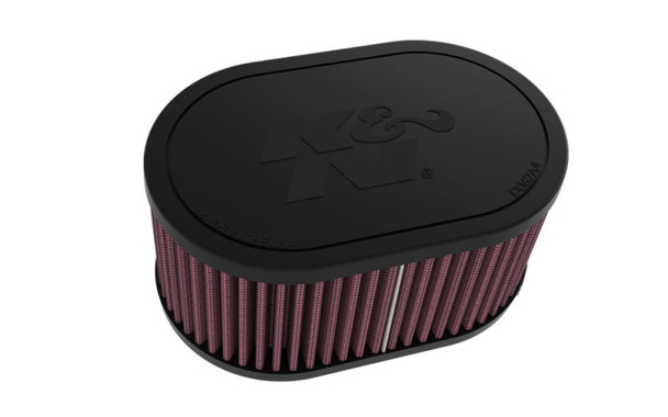 K&N 2-1/8in DUAL FLG 6-1/4 X 4inOD 3inH Universal Clamp-On Air Filter RU-3510