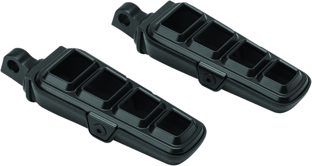 Kuryakyn Dillinger Pegs With Male Mount Adapter Satin Black 6667