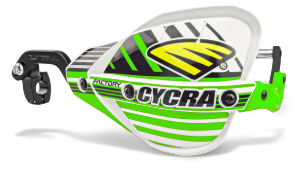 Cycra Factory Pro Bend CRM w/7/8 in. Clamp - Green 1CYC-7405-72X
