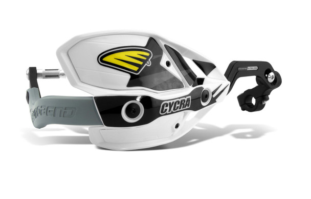 Cycra CRM Ultra 7/8 in. Clamp w/White Shield/Cover 1CYC-7407-42X