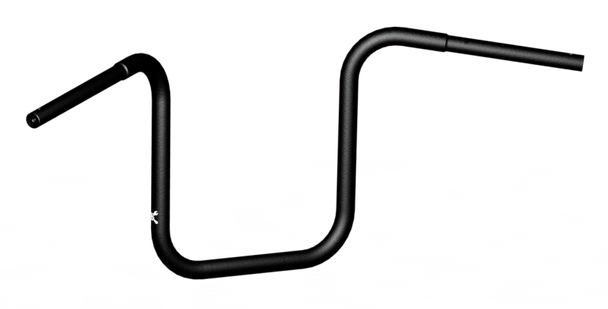 Burly Brand Ape Hanger 12in - Black B12-1700TFB
