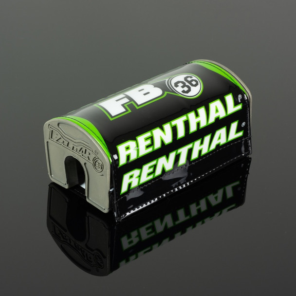 Renthal Fatbar 36 Pad - Black / Green/ White P345