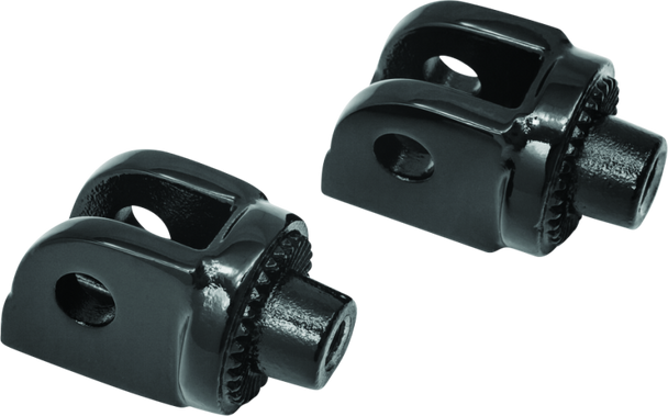 Kuryakyn Splined Adapter Mount Gloss Black 8889 Kuryakyn Splined Adapter Mount Gloss Black 8889