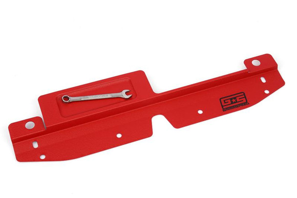 GrimmSpeed 08+ Subaru Impreza/WRX/STI Radiator Shroud w/Tool Tray - Red 096009