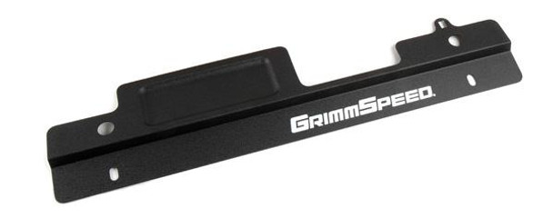 GrimmSpeed 02-07 Subaru Impreza/WRX / 04-07 STI Radiator Shroud w/Tool Tray - Black 096005
