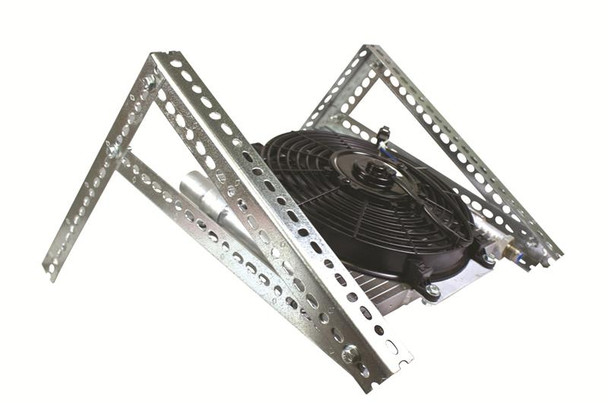 BD Diesel Xtruded Trans Oil Cooler - 1/2 inch Cooler Lines 1030606-1/2
