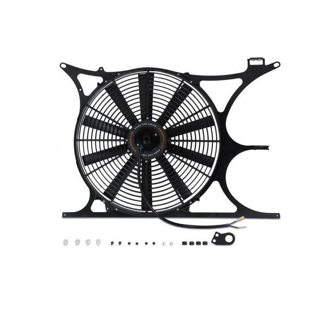 Mishimoto 92-99 BMW E36 Performance Alum. Fan Shroud Kit w/Elec. Fan Controller (NPT & Probe Incl.) MMFS-E36-92K