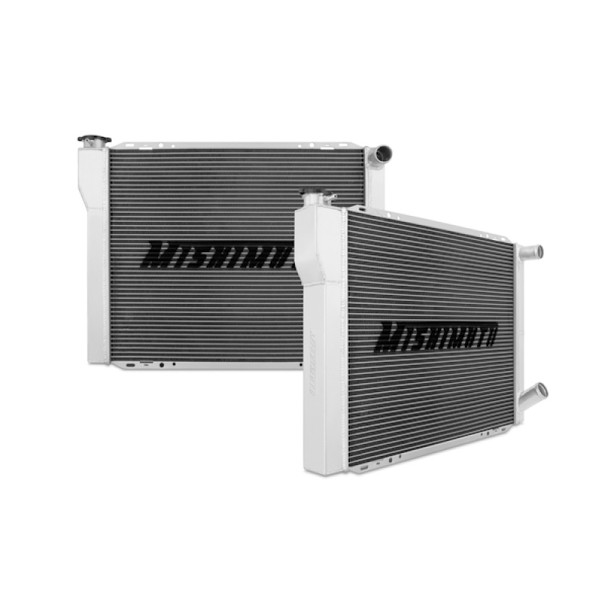 Mishimoto Universal Dual Pass Race Radiator 27x19x3 Inches Aluminum Radiator MMRAD-DBP-26