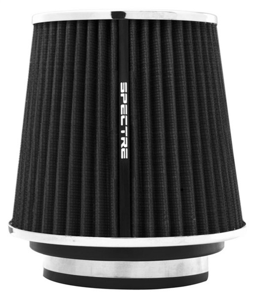 Spectre Adjustable Conical Air Filter 5-1/2in. Tall (Fits 3in. / 3-1/2in. / 4in. Tubes) - Black 8131