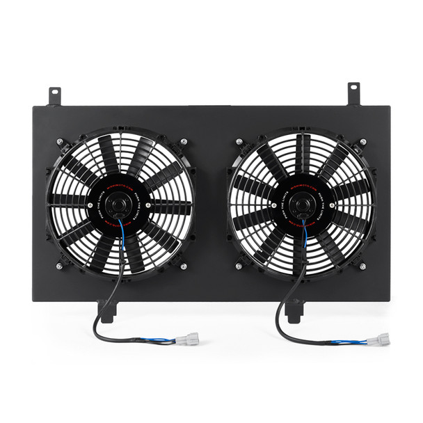 Mishimoto 03-06 Nissan 350Z Aluminum Fan Shroud Black MMFS-350Z-03BK