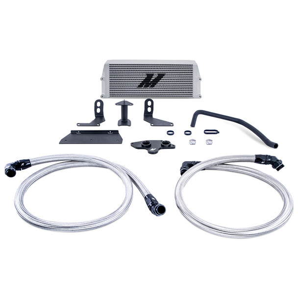Mishimoto 11-19 Ford 6.7L Powerstroke Performance Oil Cooler Kit - Silver MMOC-F2D-11KSL