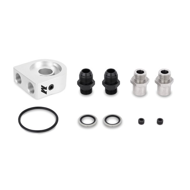 Mishimoto Universal Oil Cooler Kit 34-Row Silver MMOC-U34SL
