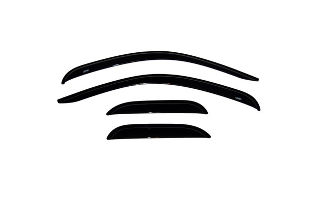 AVS 07-13 Chevy Silverado 1500 Ext. Cab Ventvisor Outside Mount Window Deflectors 4pc - Smoke 94040