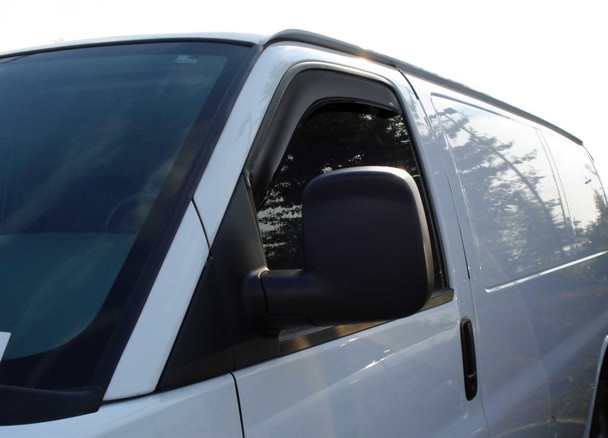 AVS 03-10 Chevy Kodiak Ventvisor In-Channel Window Deflectors 2pc - Smoke 192455