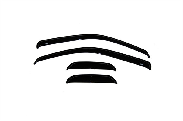 AVS 04-12 Chevy Colorado Ext. Cab Ventvisor Outside Mount Window Deflectors 4pc - Smoke 94503