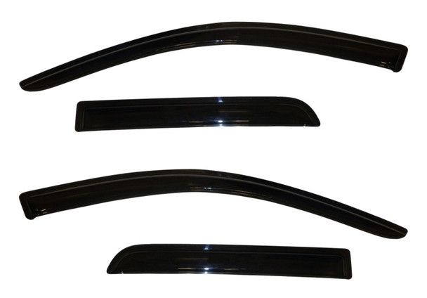 AVS 11-13 Mitsubishi Outlander Sport Ventvisor Outside Mount Window Deflectors 4pc - Smoke 94191