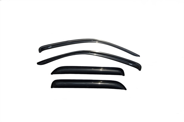 AVS 01-12 Ford Escape Ventvisor Outside Mount Window Deflectors 4pc - Smoke 94059